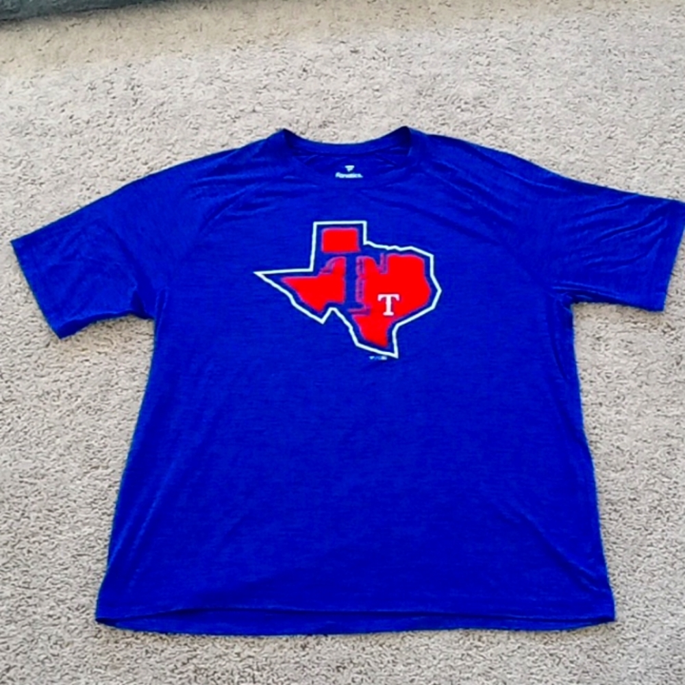 Texas Rangers silk athletic t sirt